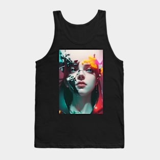 cyberpunk face Tank Top